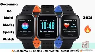 Gocomma A6 Sports Smartwatch Instant Review 2021 || A Multi Sports Mode Smartwatch || Price & More🔥🔥