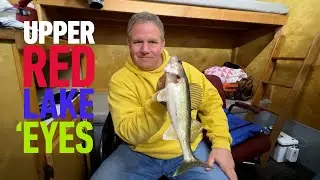Walleye, Perch, Pike and Pout! on Upper Red Lake near Waskish, MN. Last week of the season rattles!