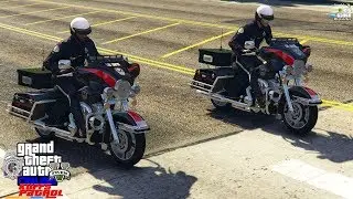 GTA 5 Roleplay #397 Los Santos Police Motorcycle Cops Part 2 - KUFFS FiveM