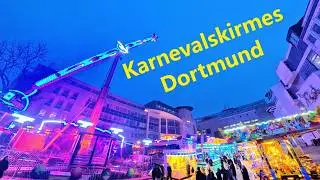Karnevalskirmes in Dortmund 2026 / kein Kost&uuml;m gesehen :-(  / sch&ouml;ne Location
