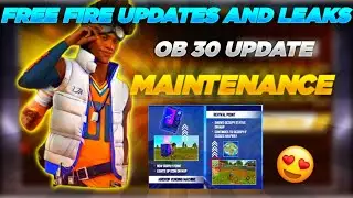 GAME IS NOT OPEN 🤔🤔 MAINTENANCE BREAK 28 SEPTEMBER🥺🥺 FREE FIRE UPDATES AND EVENTS OB30 #krmgaming