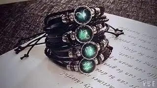 Cool 12 Zodiac Sign Bracelet with Beads