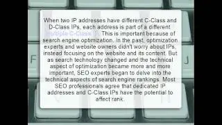 SEO for C class IP
