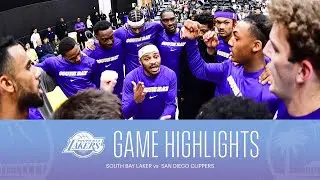 HIGHLIGHTS | South Bay Lakers vs San Diego Clippers
