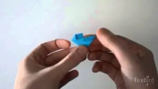 3d Origami - How to fold triangle piece