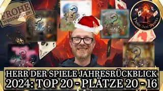 HERR DER SPIELE Jahresrückblick 2024 Teil 1: TOP 20 - Plätze 20 - 16
