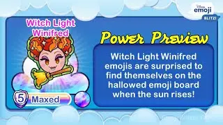 WITCH LIGHT WINIFRED (Level 5) - Hocus Pocus - Disney Emoji Blitz - v72