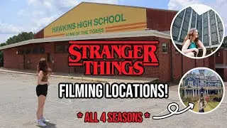 Stranger Things Filming Locations! *ALL 4 SEASONS*
