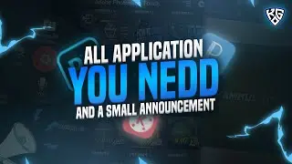 All app you need for Android Editing/Designing | Check Discord For Link.