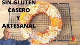Cómo hacer ROSCÓN DE REYES SIN GLUTEN, casero y fácil/ Escuela de panadería