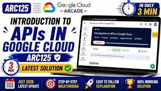 Introduction to APIs in Google Cloud | #GSP294 #qwiklabsarcade2026 #googlecloudarcade 