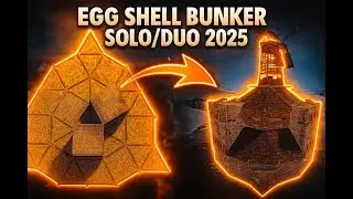 🔥Best Solo/Duo Rust Base 2025 &ndash; Egg Shell with Hidden Bunker