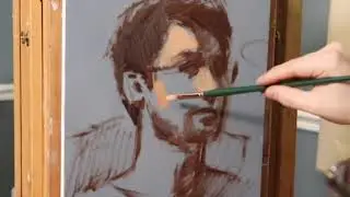 Start of a Self-Portrait | Yupari's Art Studio