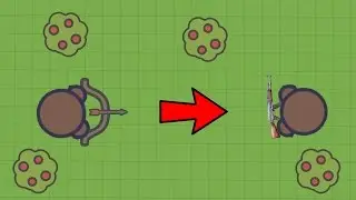 MOOMOO.IO - TURNING BOW AND ARROW INTO AK47 USING ASSET SWAPPER !