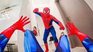 10 SPIDER MAN CAN'T LEAVE TOGETHER IN ONE HOUSE IN CYPRUS (Funny spider-man POV comedy)