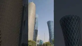 Visit Qatar 🇶🇦 Skyscrapers in Doha 👍#travel #qatar