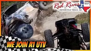 A1UTV & SxSWeRide Conquer Red River Motorcycle Trails in Texas!