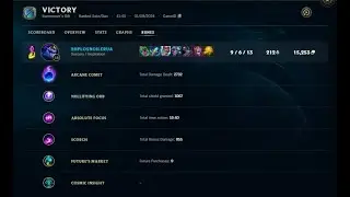 Aurelion sol 9/6/13 arcane comet double burn (rank end season)