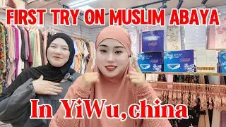 First try on Muslim Abaya