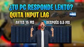 QUITA POR COMPLETO el INPUT LAG EN TU PC CUALQUIER WINDOWS 10 y 11 🤯