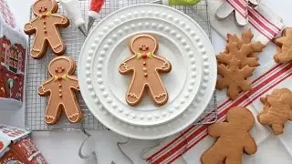 How to Make Gingerbread Dough and Decorate a Gingerbread Man Cookie