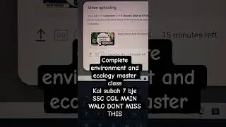 Complete envirpnment and ecology for ssc cgl mains 2026 #ssc #cgltier2 #environment #best #content