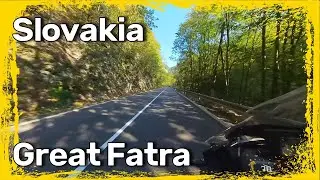 Best motorcycle roads of Slovakia - №14 - motorcycle touring in Europe