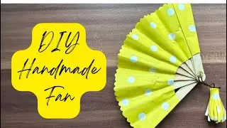 How To Make Japanese Folding Fan | DIY Japanese Hand Fan | #diy