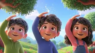 Head, Shoulders, Knees and Toes Fun Action Songs for Kids | Happy Nursery Rhymes Collection