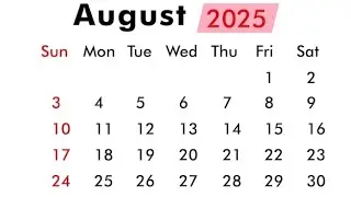 Goodbye July to Hello August 