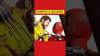 Deadpool and Wolverine Drawing Outline || #shorts #viral #trending