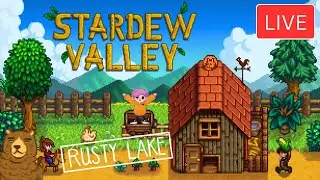TRINKETS & MORE AMINALS IN STARDEW; Rusty Lake later :D - LIVE 🔴