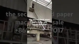 The second hand paper machine for sale，two fordriniers