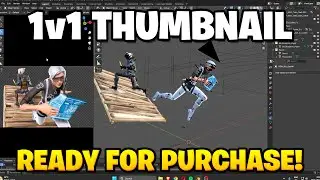 Professional Thumbnail for your 1v1 Fortnite Map!