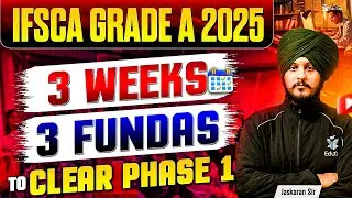 IFSCA Grade A Preparation Strategy 2025 | How To Prepare For IFSCA Assistant Manager Phase 1 Exam