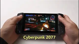 Best Handheld WIN10 Gaming Console with Intel Iris XE GPU? GPD WIN3 Cyberpunk+ Gameplay Demo