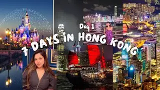7 days in 🇭🇰 Hong Kong | Day 1 Victoria harbour | itenary for Hong Kong & Macau &hearts;️🥰