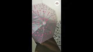 Classic 21 Inch Polka Dot Umbrella
