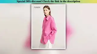 Exclusive AMII Minimalism Jean Jackets for Women 2022 Autumn New 100% Cotton Loose Solid Commuter Fa
