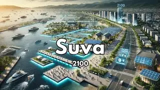 Asking AI to Reimagine Suva, Fiji 🇫🇯 in 2100! | Futuristic Landmarks Revealed 🚀🌆