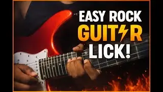Easy Rock & Roll Guitar Lick 🎸 Beginner Riff