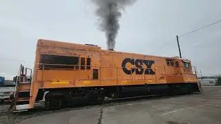 CSXT 9553 first 30 degree start of winter 2022
