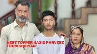 Haziq Parveez from trenz Shopian topped in J&K getting 10th rank in AIR NEET UG-2022 test