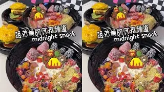 The little dogs' tonight snack is Mcdonald's!