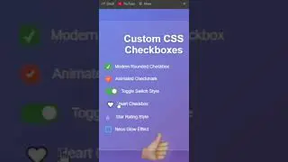 Creative CSS Checkbox Animations | Pure HTML & CSS 