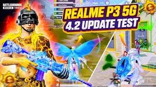 Realme P3 5g🔥 bgmi test 4.2 update with fps meter| Realme P3 bgmi test 🔥