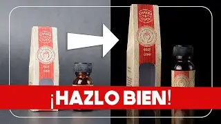 FOTOGRAFIA  de PRODUCTO con FONDO NEGRO y un solo FLASH