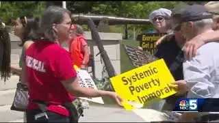 10 arrested during protest at Vermont Statehouse