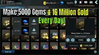 Darkness Rises: Make 5000 Gems & 16 Million Gold per Day!