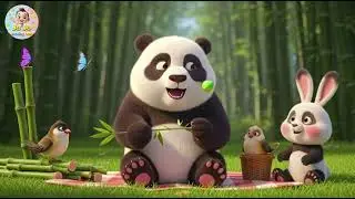 Pinky Panda Loves Bamboo 🐼🎵 | Cute Animal Song for Kids | Nursery Rhymes & Songs for Children
